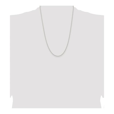 Sterling Silver 1.5mm Rope Chain – view 4
