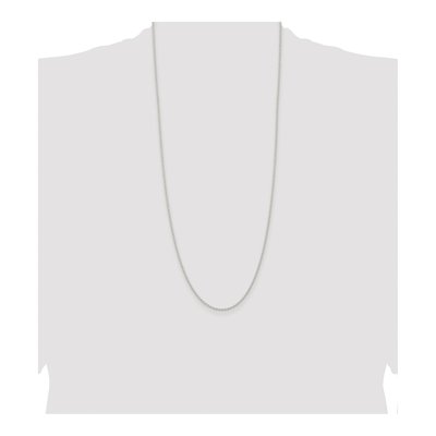 Sterling Silver 1.5mm Rope Chain – view 4