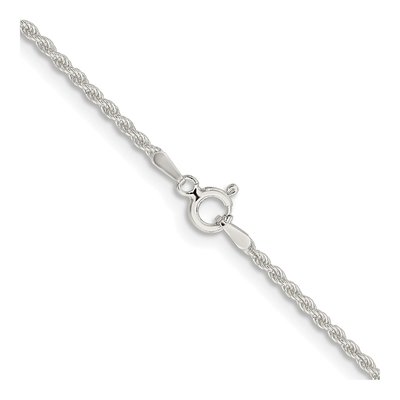 Sterling Silver 1.8mm Rope Chain – view 3