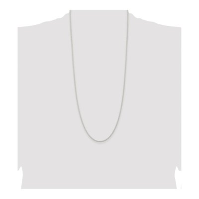 Sterling Silver 1.8mm Rope Chain – view 4