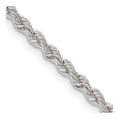Sterling Silver 2.5mm Rope Chain