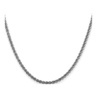 Sterling Silver 2.5mm Rope Chain – view 3
