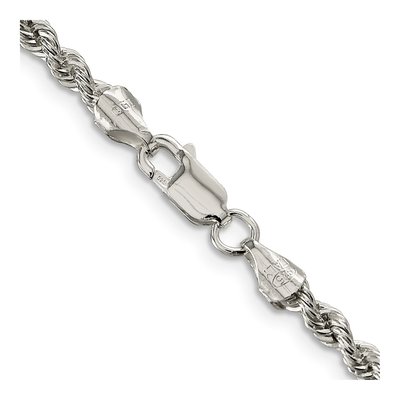 Sterling Silver 3mm Rope Chain – view 3