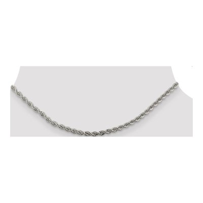 Sterling Silver 3mm Rope Chain – view 4