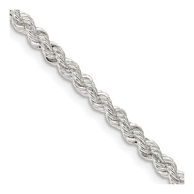 Sterling Silver 3mm Rope Chain
