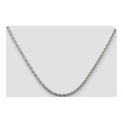Sterling Silver 3mm Rope Chain – view 4