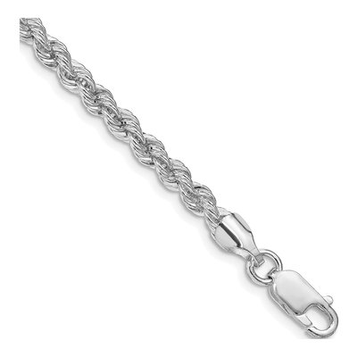 Sterling Silver 4.3mm Rope Chain Bracelet