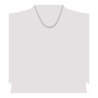 Sterling Silver 4.5mm Rope Chain – view 4