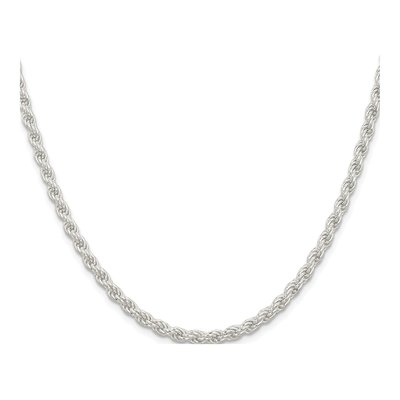 Sterling Silver 4.5mm Rope Chain – view 2