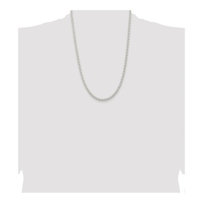 Sterling Silver 4.5mm Rope Chain – view 4