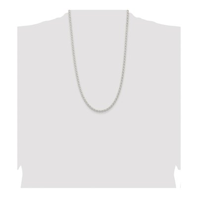 Sterling Silver 4.5mm Rope Chain – view 4