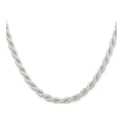 Sterling Silver 5mm Rope Chain – view 2