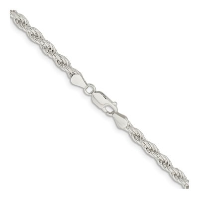 Sterling Silver 5mm Rope Chain – view 3