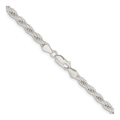 Sterling Silver 5mm Rope Chain – view 3