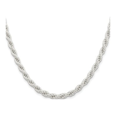 Sterling Silver 5mm Rope Chain – view 2