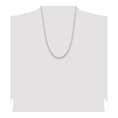 Sterling Silver 5mm Rope Chain – view 4
