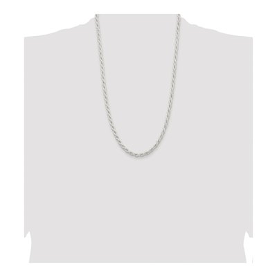 Sterling Silver 5mm Rope Chain – view 4