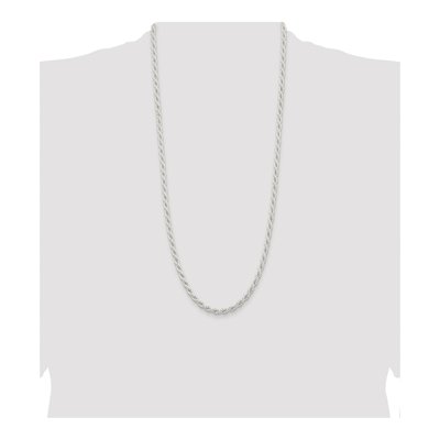 Sterling Silver 5mm Rope Chain – view 4