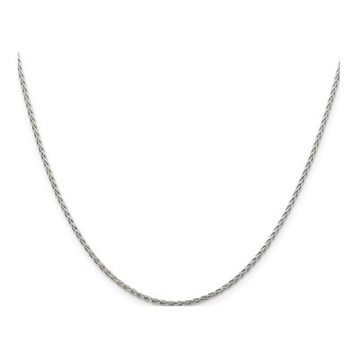 Sterling Silver 1.5mm Diamond-Cut Wheat Chain – view 2