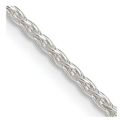 Sterling Silver 1.5mm Diamond-Cut Wheat Chain