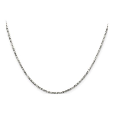 Sterling Silver 1.5mm Diamond-Cut Wheat Chain – view 2