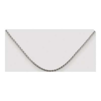 Sterling Silver 2mm Diamond-Cut Wheat Chain – view 4