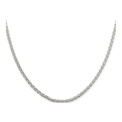 Sterling Silver 2.75mm Diamond-Cut Wheat Chain – view 2
