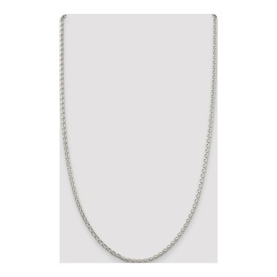 Sterling Silver 2.75mm Diamond-Cut Wheat Chain – view 4