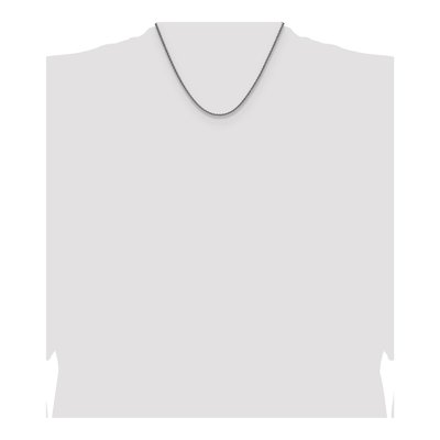 Sterling Silver 2.5mm Diamond-Cut Square Wheat Chain – view 4