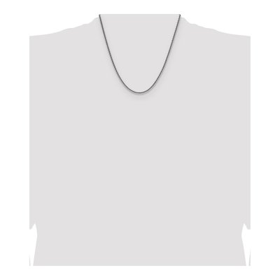 Sterling Silver 2.5mm Diamond-Cut Square Wheat Chain – view 4