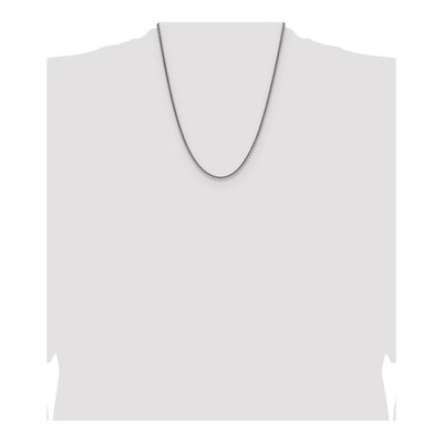 Sterling Silver 2.5mm Diamond-Cut Square Wheat Chain – view 4