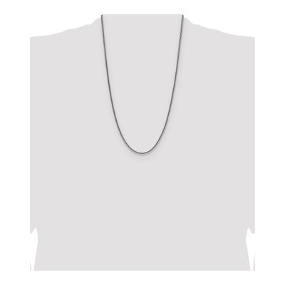 Sterling Silver 2.5mm Diamond-Cut Square Wheat Chain – view 4