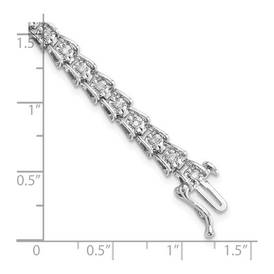 Sterling Silver 0.6 ct tw Diamond Bracelet – view 4
