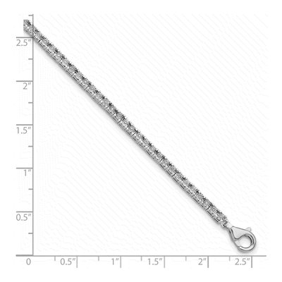 Sterling Silver 1/5 ct tw Diamond Tennis Bracelet – view 3