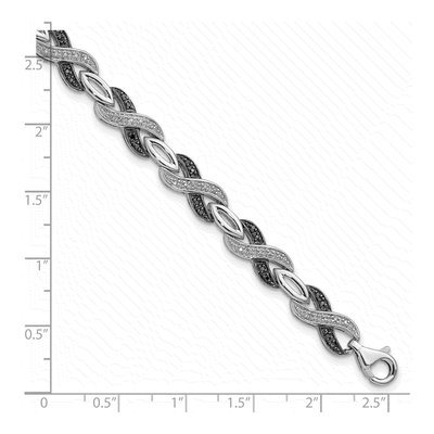 Sterling Silver 0.32 ct tw Diamond Bracelet – view 4
