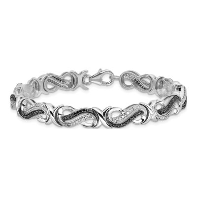 Sterling Silver 0.48 ct tw Diamond Bracelet – view 3
