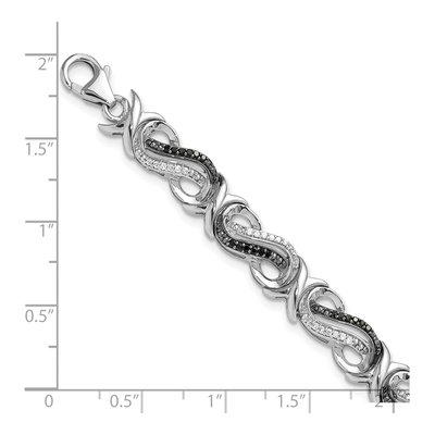 Sterling Silver 0.48 ct tw Diamond Bracelet – view 4