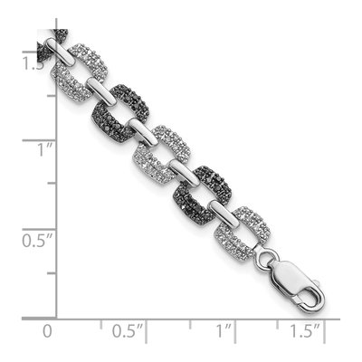 Sterling Silver 0.53 ct tw Diamond Bracelet – view 3