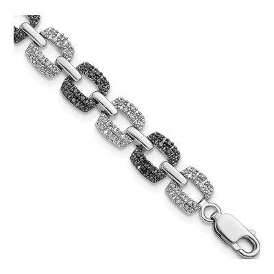 Sterling Silver 0.53 ct tw Diamond Bracelet