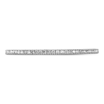 Sterling Silver 1/6 ct tw Diamond Wedding Band – view 6