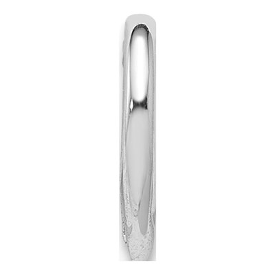Sterling Silver Diamond Floating Heart Slide Pendant – view 3