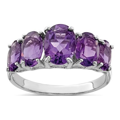 Sterling Silver Amethyst Ring