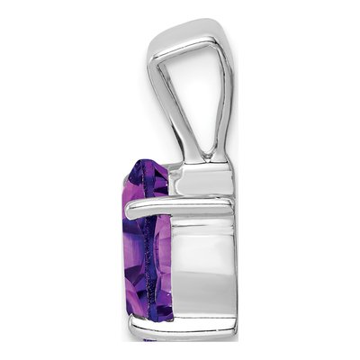 Sterling Silver Amethyst Pendant – view 3