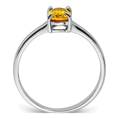 Sterling Silver Citrine Ring – view 3