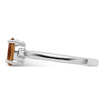 Sterling Silver Citrine Ring – view 4