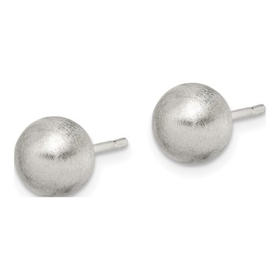 Sterling Silver Laser-Cut Stud Earrings – view 3