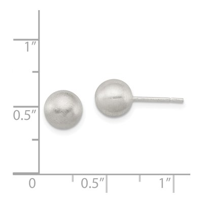Sterling Silver Laser-Cut Stud Earrings – view 5