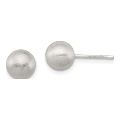 Sterling Silver Laser-Cut Stud Earrings