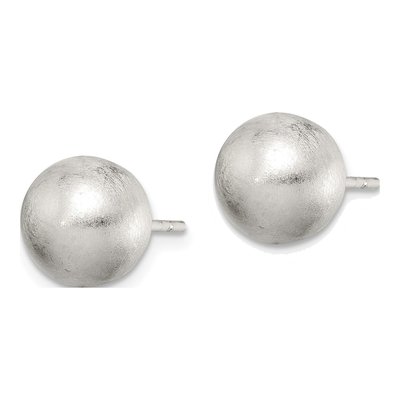 Sterling Silver Laser-Cut Stud Earrings – view 3