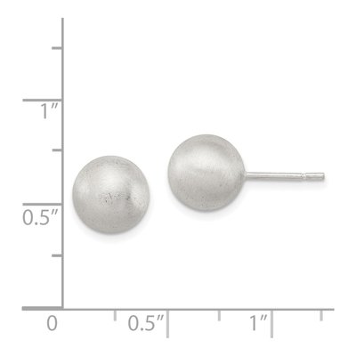 Sterling Silver Laser-Cut Stud Earrings – view 5